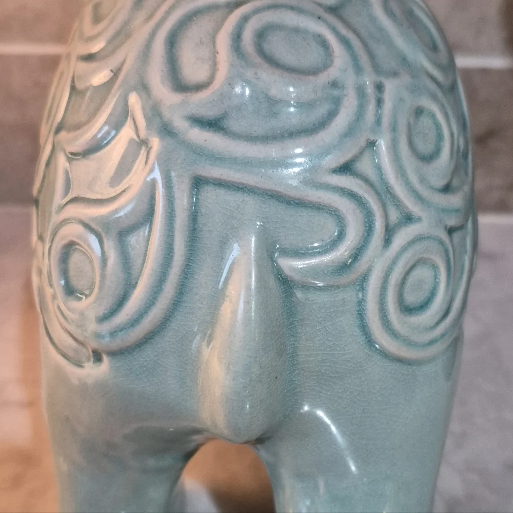 Ceramic Standing Elephant - Picture 5 of 5